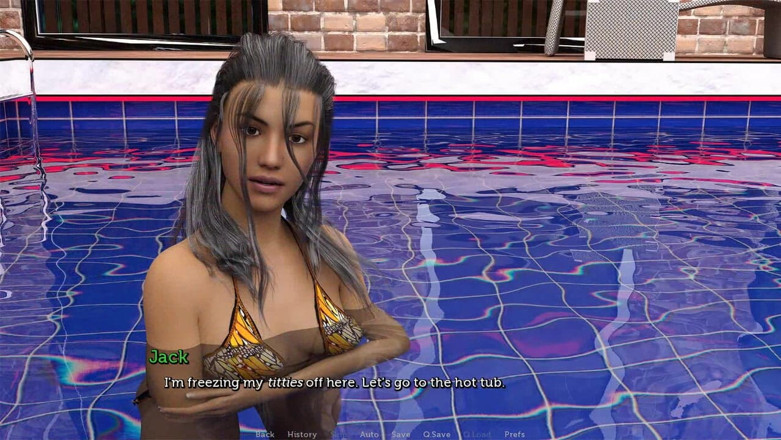 Dirty GamesXxX: Acting lessons: hot bikini private party at the pool-Ep16