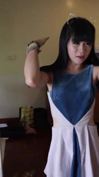 Ladyboystar - Got My Hands on a Petite Hot Black-haired Cosplay-loving Ladyboy
