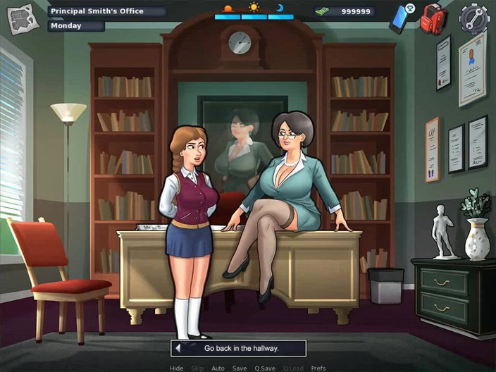 Dirty GamesXxX: Summertime saga: बड़े स्तनों वाली शरारती प्रिंसिपल ep. 2