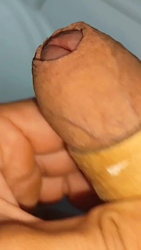 Cock Ring Inflating the Dick in Second and Gets Stuck.