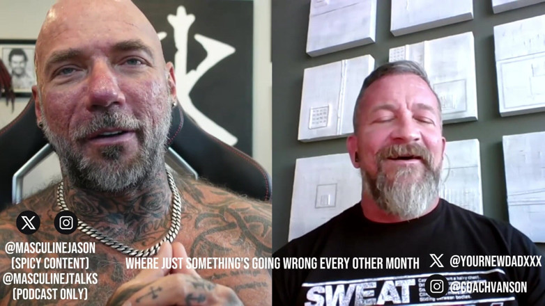 Raw and Uncensored with Masculine Jason: Porn star confessions - coach vanson episode 204