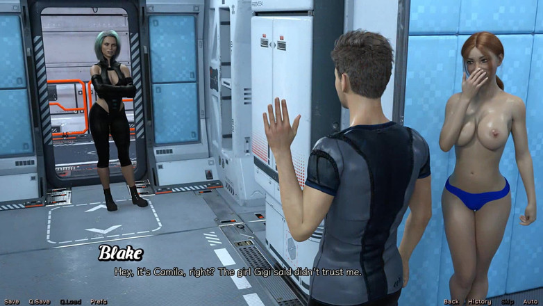 Dirty GamesXxX: Stranded In Space: hot chicks in the bathroom. Ep.7
