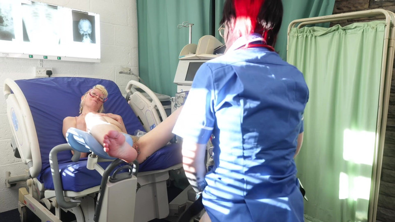 Bigtiddygoth: Nurse Ruby's Degrading Vaginal Exam: Pierced Slut Rosa Inspected, Stretched &amp;...