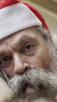 El abuelo santa oso adora polla