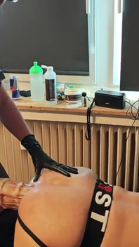 Adelina Noir Hardcore Pegging and Strapon with Fistzilla