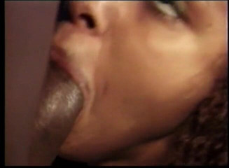 Black Jass: Ebony hottie sucking mad black cock