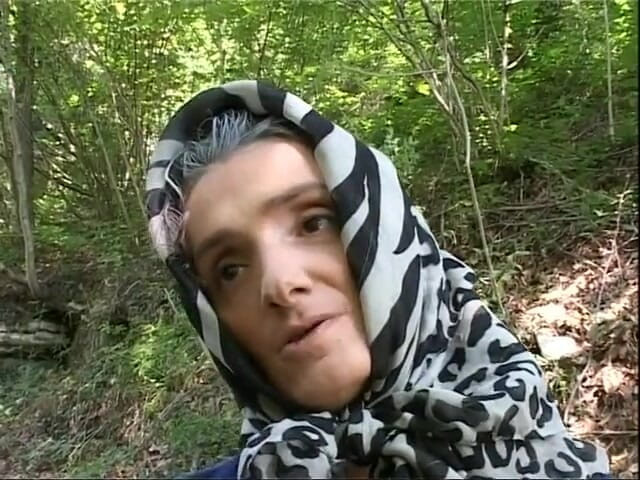 Old PIGS XXX: Outdoor granny ass fuck with facial