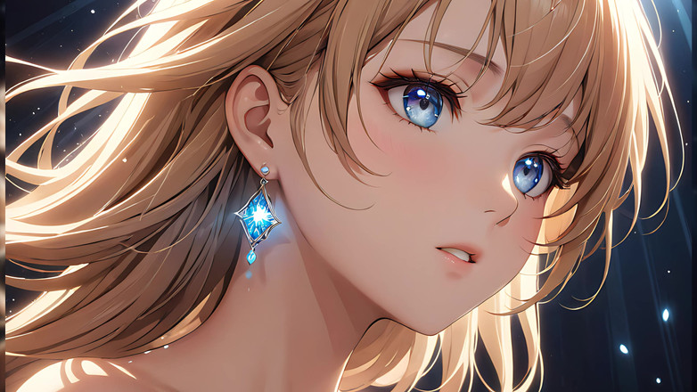 LustRender: 에테리얼 오르가즘: 천상의 빛에 싸여 있는 아름다운 젊은 여성