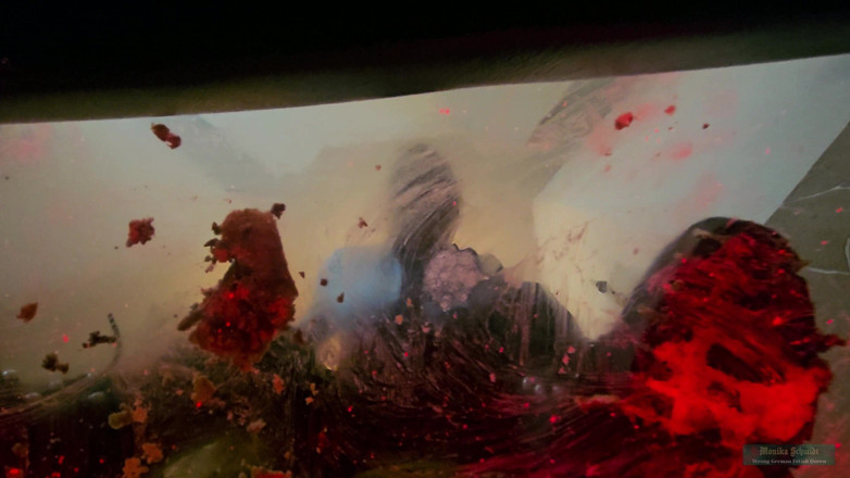 Strict Senz: Monika Smith Burger dev tükürerek çizmeye tapıyor