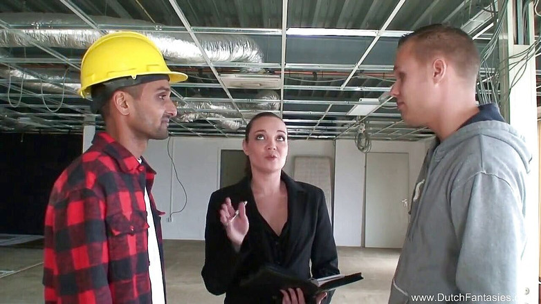Dutch Fantasies: Nadržená holka potěší dva velké ptáky