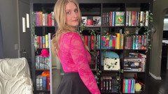 Nerdy Nympho: [4k] Transparan pembe üstten deneme