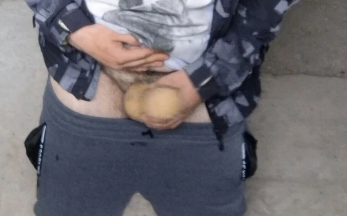 Masturbate on My Private Place in Socks,cap and Hood