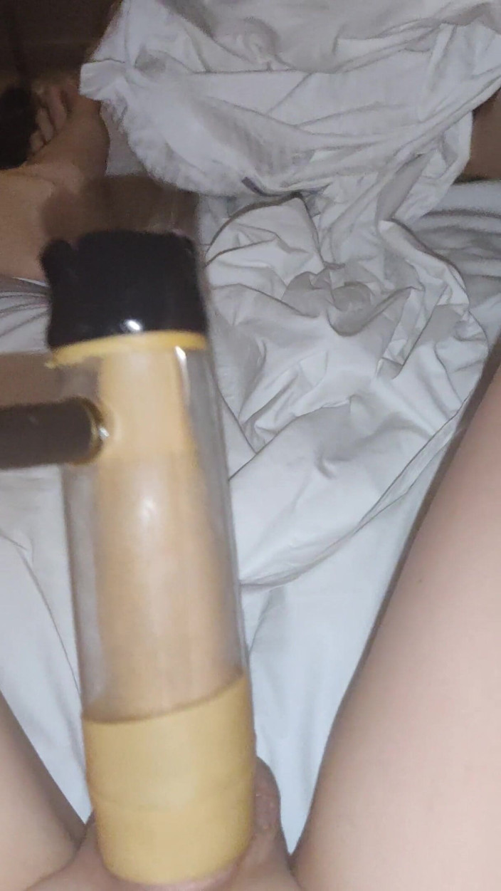 Big Daddy Dommmm: Treino de pau com a máquina de sexo no hotel...