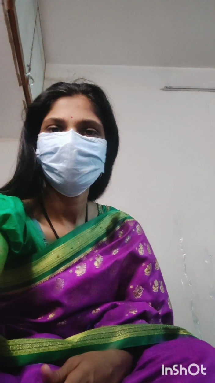 Desishycouple: Bhabhi Desi Shivani Miang Dalam Sari Merah Jambu.