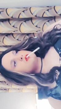 Official Kylie Wearing Latex & Smoking Sexy 120s