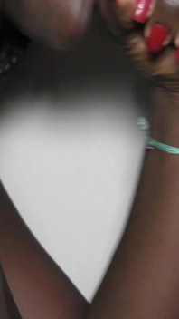 Ebony Teen Blows Big White Shaft and Swallow Cum