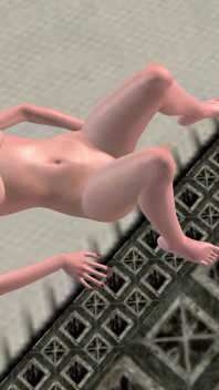 办公室糖果双插：3D 卡通女孩的 lollypop高潮