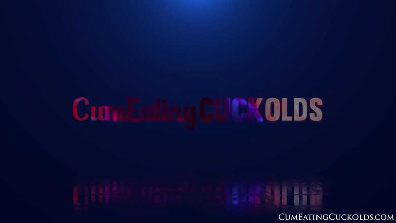 Cum Eating Cuckolds: Montana Skye's cuckold är bara bra för en sak