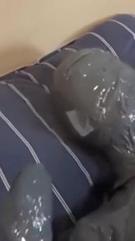 Plakband aanspannen en binden