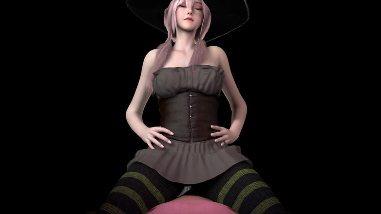 PixelAftDark: Korejská čarodějnice na klíně (halloweenská jízda POV)