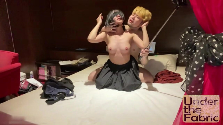 Cheaters Japan: O femeie cu ochelari liniștită păcălită în timp ce imaginea se...