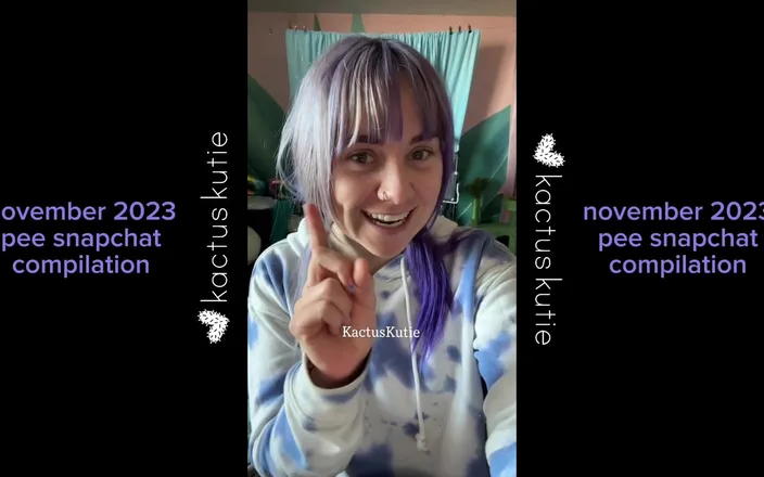 Kactus kutie: November 2023 Pee Compilation