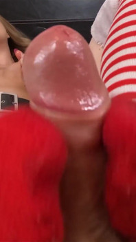 Princess Gabie Monroe's Oily Christmas Sockjob