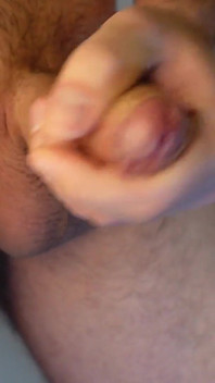 Uncut Cock Playtime with Creamy Cumshot