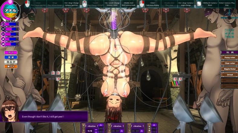 Cumming Gaming: Yushin no Hana, continuarea Casei indecente [joc hentai dur], ep. 2 clismă...