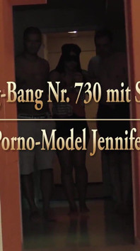 Jennifer 19 zerżnięta w Bondage Gangbang przez 3 facetów