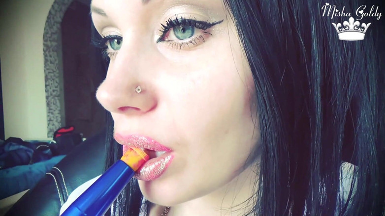 Goddess Misha Goldy: Smyslná kompilace kouření vodní děvky