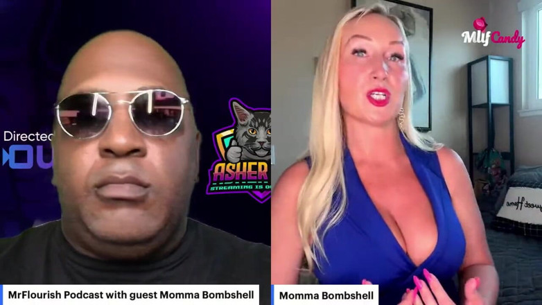 Mr Flourish Live: Mrflourish Podcast का अतिथि momma Bombshell के साथ शाम का अफेयर