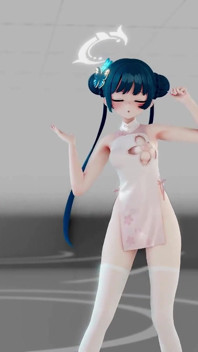 Синій архів Ryuuge Kisaki хентай роздягнути танець mmd 3d синій колір волосся редагувати smix