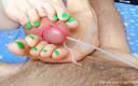 Eva Wilson: Honění nohou zelené nehty