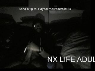 NX life adults: Nadržený černý péro #stayhomehub relaci stříkání tvrdě