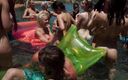 Adam &amp; Eve: Eine massive blowbang-schwimmbad-party