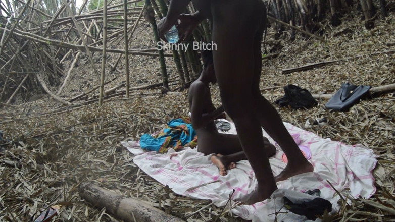 Skinny Bitch: Sex in the Forest Outdoors Part 2