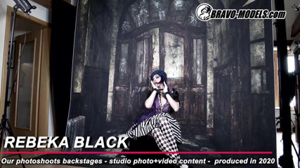 Bravo Models Media: 386-Ședință foto în culise Rebeka Black - Adult