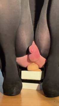 享受我最丰满的享受，直到我高高漂亮女郎dessouse和 Higheels