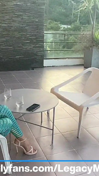 Threesome Tow Sexy Stunning Big Tits Big Cock Fucking Outdoor with Lucky Guy