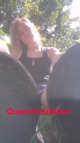 Queen Frostbitten: Worship my amazing chucks