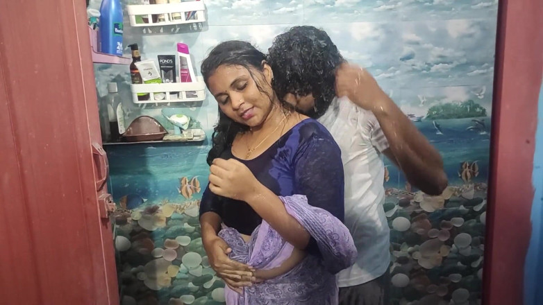 Vaigavarun45: Desi casal saree banho com dia de sexo depois do...