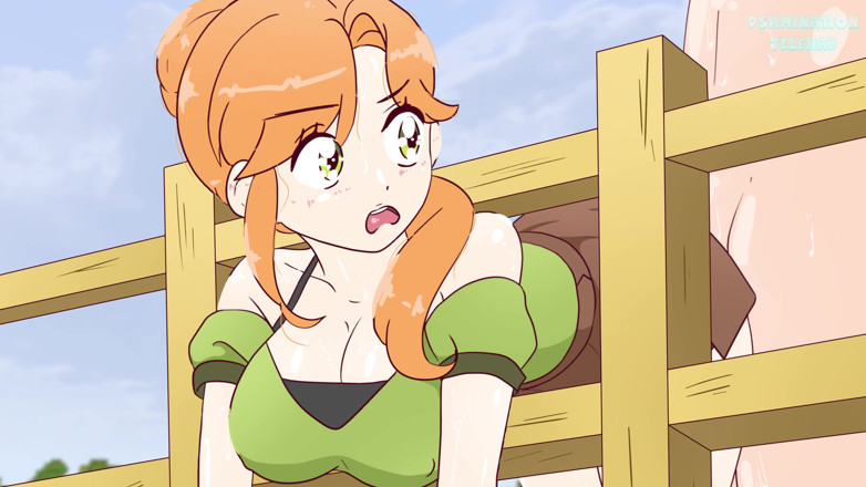 DsAnimation: Alex bilerek çite sıkıştı ve Steve onu sevişti! Hentai (Anime Seks) 4K'da 2026