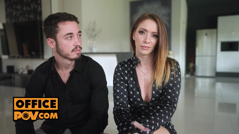 OfficePOV: POV - dreier-sperma-hure sata jones liebt doppelpenetration