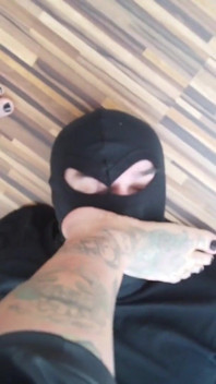 Foot slave from the wardrobe
