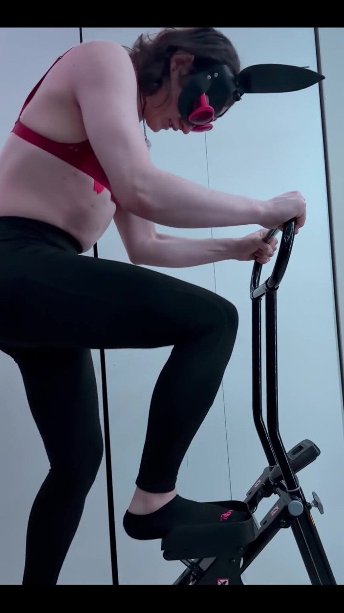Bunny Willow: Working Out! I Wanted to See How Long I Could...