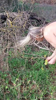 Mature Woman Is Wandering Around Naked in the Woods, Looking for a Lover!
