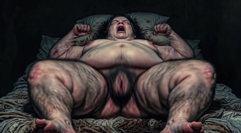 YOUR BEST FANTASY: Horny Fat BBW Hairy Pussy Solo Masturbation - Moaning Wet Bush...