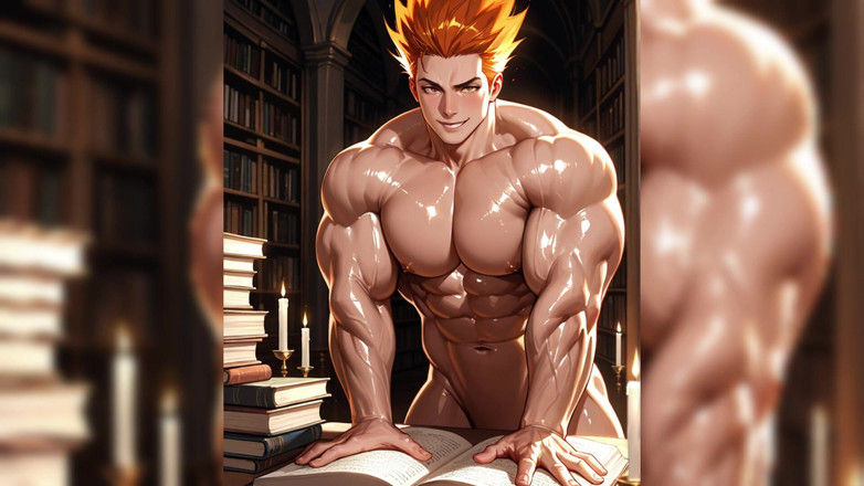 Erotic Man: Hairless Muscle Hunks Ai Slideshow