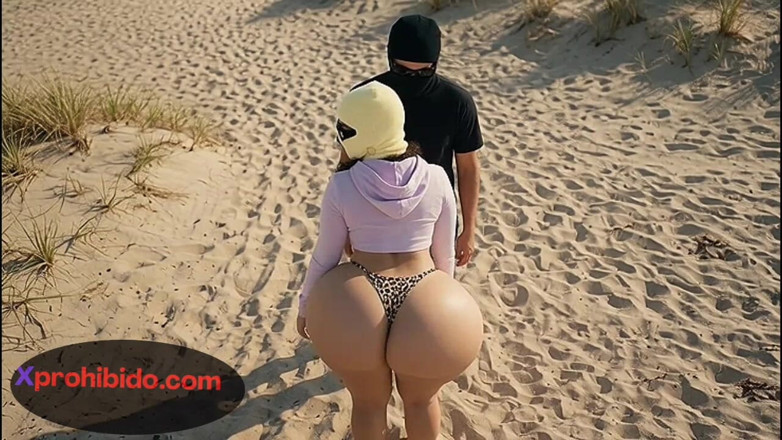 Animate golden: Big Ass Girl Shaking Her Enormous Ass in Tiny Thong